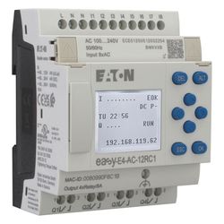Eaton Steuerrelais easyE4 EASY-E4-AC-12RC1, 8 Digitaleingänge, 4 Relaisausgänge, 100-240V... EATON-197215 4015081939442 (Abb. 1)