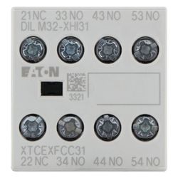 Eaton Hilfsschalterbaustein DILM DILM32-XHI31, 4-polig, 3 S, 1 Ö, Frontbefestigung, Schra... EATON-106112 4015081058822 (Abb. 1)