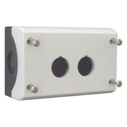 Eaton Aufbaugehäuse M22 M22-I2, 2 Einbaustellen, 56x120x80mm, Kunststoff, Grau... EATON-216537 4015082165376 (Abb. 1)