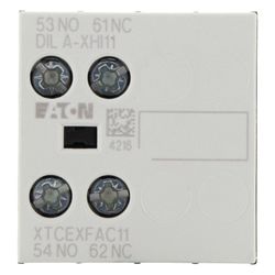 Eaton Hilfsschalterbaustein DILA DILA-XHI11, 2-polig, 1 S, 1 Ö, Frontbefestigung, Schraub... EATON-276421 4015082764210 (Abb. 1)