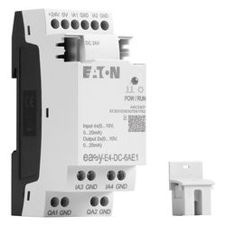 Eaton Ein-/Ausgangserweiterung easyE4 EASY-E4-DC-6AE1, 24V DC, Schraubklemme... EATON-197223 4015080892847 (Abb. 1)