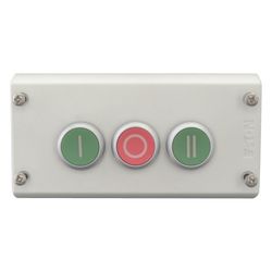 Eaton Drucktaster M22-I3-M1, 3 Einbaustellen, Kunststoff, Grau... EATON-216532 4015082165321 (Abb. 1)