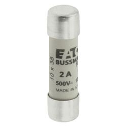 Eaton Zylindersicherung C10G2, 2A, 500V, 10x38mm, 120kA, gG/gL... EATON-C10G2 5027590493468 (Abb. 1)