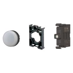 Eaton Leuchtmelder RMQ-Titan M22-L-W-LED-BVP, 22,5mm, Weiß, Chrom... EATON-110928 4015081104574 (Abb. 1)