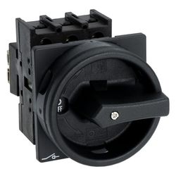 Eaton Hauptschalter P1 P1-25/EA/SVB-SW, 25 A, 3-polig, 13 kW, 65x65x119mm, Schwarz... EATON-048365 4015080483656 (Abb. 1)