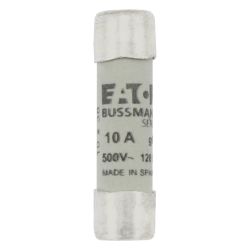 Eaton Sicherungseinsatz Bussmann C10G10, 10x38mm, 10A, 500V, gG/gL, 120kA... EATON-C10G10 5027590493390 (Abb. 1)