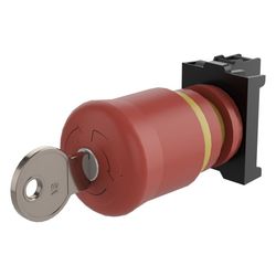 Eaton Not-Halt-Taster M22 M22-PVS/K01, 38mm, 1 Öffner, Rot... EATON-216514 4015082165147 (Abb. 1)