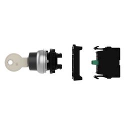 Eaton Schlüsseltaste RMQ-Titan M22-WRS-K10-BVP, 22,5mm, Kunststoff, Schwarz/Titan... EATON-110917 4015081104468 (Abb. 1)