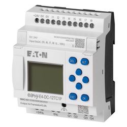 Eaton Steuerrelais easyE4 EASY-E4-DC-12TC1P, 24V DC, 8 Digitaleingänge, Ethernet, mit Dis... EATON-197506 4015081940844 (Abb. 1)