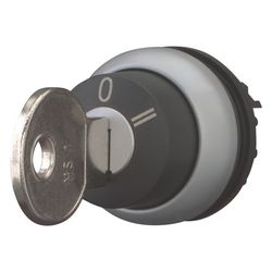 Eaton Schlüsseltaster M22 M22-WRS3, 22,5mm, Kunststoff, Titan, Schwarz... EATON-216900 4015082169008 (Abb. 1)