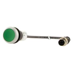 Eaton Drucktaster C22 C22-D-G-K10-P3, 0,5m Kabel, Kunststoff, Grün... EATON-181632 4015081764990 (Abb. 1)