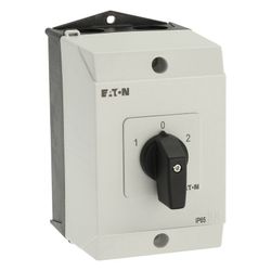 Eaton Umschalter T0 T0-3-8212/I1, 20A, 3 Kontakteinheiten, Kunststoff, Schwarz/Silber... EATON-207123 4015082071233 (Abb. 1)