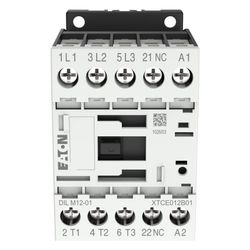 Eaton Leistungsschütz DILM12-01, 3-polig, 5,5kW, 230V 50Hz/240V 60Hz, 1 Ö, Schraubklemmen... EATON-276865 4015082768652 (Abb. 1)