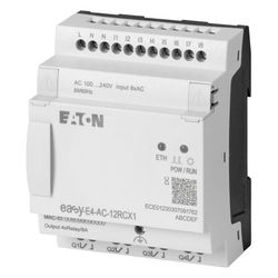 Eaton Steuerrelais easyE4 EASY-E4-AC-12RCX1, 8 Digitaleingänge, 4 Relaisausgänge, Etherne... EATON-197216 4015080892779 (Abb. 1)