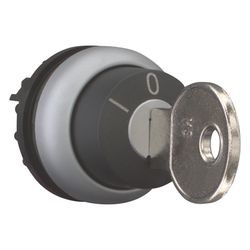 Eaton Schlüsseltaster M22 M22-WS3, 22,5mm, Kunststoff, Titan, Schwarz... EATON-216894 4015082168940 (Abb. 1)