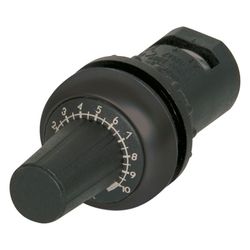 Eaton Potentiometer M22 M22S-R4K7, 22,5mm, 4,7kOhm, 0,5W, Schwarz... EATON-232232 4015082322328 (Abb. 1)