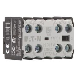 Eaton Hilfsschalterbaustein DILEM 22DILEM, 4-polig, 2 S, 2 Ö, Frontbefestigung, Schraubkl... EATON-010112 4015080101123 (Abb. 1)