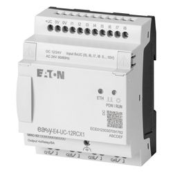 Eaton Steuerrelais easyE4 EASY-E4-UC-12RCX1, 12/24V DC 24V AC, 72x90x58mm... EATON-197212 4015081939473 (Abb. 1)