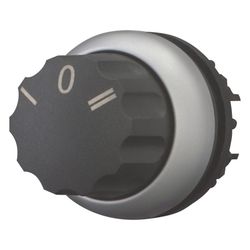 Eaton Wahlschalter M22-WR3, 3 Stellungen, Kunststoff, Titan/Schwarz... EATON-216863 4015082168636 (Abb. 1)