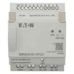Eaton Moeller® series EASY Steuerrelais, easyE4 (erweiterbar, Ethernet), 24 V DC, Digital... EATON-197214 4015081939459 (Abb. 1)