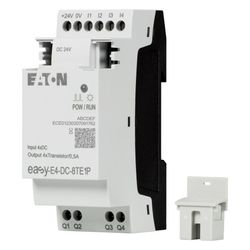 Eaton Steuerrelais easyE4 EASY-E4-UC-12RC1, 12/24V DC 24V AC, 8 Digitaleingänge, 4 Relais... EATON-197211 4015081939480 (Abb. 1)