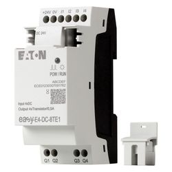 Eaton Steuerrelais easyE4 EASY-E4-UC-12RC1, 12/24V DC 24V AC, 8 Digitaleingänge, 4 Relais... EATON-197211 4015081939480 (Abb. 1)