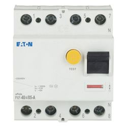 Eaton Fehlerstromschutzschalter xPole PXF-40/4/05-A, 40A 4-polig 500mA, Typ A, Grau... EATON-236779 4015082367794 (Abb. 1)
