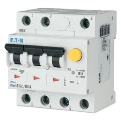 Eaton FI/LS-Schalter FRBmM FRBMM-C16/3/003-A, 16A 30mA, 3-polig... EATON-170740 4015081674671 (Abb. 1)