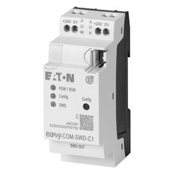 Eaton Kommunikationsmodul easyE4 EASY-COM-SWD-C1, 24Vdc, 90x36x58mm... EATON-199452 4015081978434 (Abb. 1)