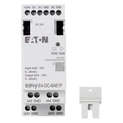 Eaton Ein-/Ausgangserweiterung easyE4 EASY-E4-DC-6AE1P, 24V DC, 4 Analogeingänge, 2 Analo... EATON-197516 4015081940943 (Abb. 1)
