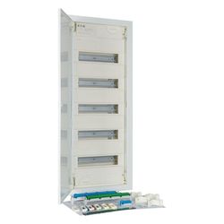 Eaton Unterputz-Kleinverteiler xComfort KLV-60UPP-F, 5-reihig, 60TE, 840x360x100mm, Kunst... EATON-302410 9010238160804 (Abb. 1)