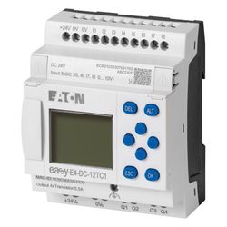 Eaton Steuerrelais easyE4 EASY-E4-DC-12TC1, 24V DC, 8 Digitaleingänge, 4 Transistorausgän... EATON-197213 4015081939466 (Abb. 1)