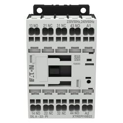 Eaton Hilfsschütz DILA DILA-22(230V50HZ,240V60HZ)-PI, 2S/2Ö, Push-in-Klemmen, 230V/240V, ... EATON-199214 4015081972982 (Abb. 1)