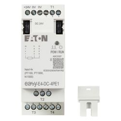Eaton Ein-/Ausgangserweiterung easyE4 EASY-E4-DC-4PE1, 24V DC, 4 analoge Eingänge, Schrau... EATON-197224 4015080892854 (Abb. 1)