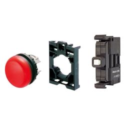 Eaton Leuchtmelder RMQ-Titan M22-L-R-LED-BVP, 22,5mm, Rot, Chrom... EATON-110926 4015081104550 (Abb. 1)