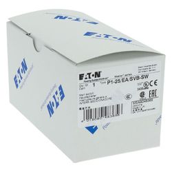 Eaton Hauptschalter P1 P1-25/EA/SVB-SW, 25 A, 3-polig, 13 kW, 65x65x119mm, Schwarz... EATON-048365 4015080483656 (Abb. 1)