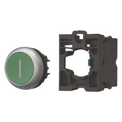 Eaton Drucktaster M22-D-G-X1/K10, 22,5mm, Kunststoff, Titan, Grün... EATON-216512 4015082165123 (Abb. 1)