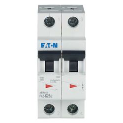Eaton Leitungsschutzschalter xEffect FAZ-K25/2, 25 A, 2-polig, 400 V... EATON-278800 4015082788001 (Abb. 1)
