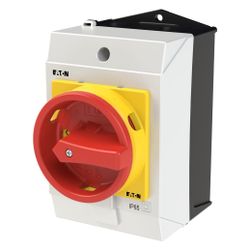 Eaton Hauptschalter T0 T0-2-8900/I1/SVB, 20A 5,5kW 3-polig+N, Kunststoff, Grau/Rot... EATON-207151 4015082071516 (Abb. 1)