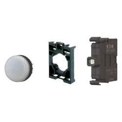Eaton Leuchtmelder M22 M22-L-W-LED230-BVP, 22,5mm Lochdurchmesser, Weiß, Chrom... EATON-132601 4015081295364 (Abb. 1)