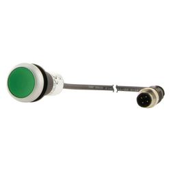 Eaton Drucktaster C22 C22-D-G-K10-P3, 0,5m Kabel, Kunststoff, Grün... EATON-181632 4015081764990 (Abb. 1)
