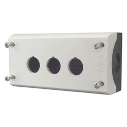 Eaton Aufbaugehäuse M22 M22-I3, 3 Einbaustellen, 56x153x80mm, Kunststoff, Grau... EATON-216538 4015082165383 (Abb. 1)