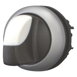 Eaton Wahlschalter M22-WRK, 22,5mm, rastend, 2 Stellungen, Kunststoff, Titan, Schwarz... EATON-216867 4015082168674 (Abb. 1)