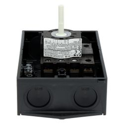 Eaton Hauptschalter P1 P1-25/I2/SVB/N, 25 A, 4-polig, Aufputzmontage, Grau/Rot... EATON-207298 4015082072988 (Abb. 1)