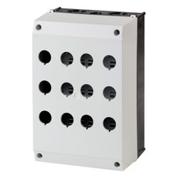 Eaton Aufbaugehäuse M22 M22-I12, 125x160x240mm, 12 Einbaustellen, Kunststoff, Grau... EATON-222688 4015082226886 (Abb. 1)