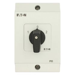 Eaton Umschalter T0 T0-3-8212/I1, 20A, 3 Kontakteinheiten, Kunststoff, Schwarz/Silber... EATON-207123 4015082071233 (Abb. 1)