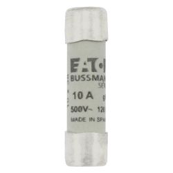 Eaton Sicherungseinsatz Bussmann C10G10, 10x38mm, 10A, 500V, gG/gL, 120kA... EATON-C10G10 5027590493390 (Abb. 1)