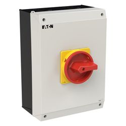 Eaton Hauptschalter P3 P3-100/I5/SVB/N, 100 A, 55 kW, 4-polig, Aufputzmontage, Grau, Rot... EATON-207379 4015082073794 (Abb. 1)