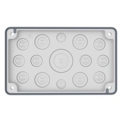 Eaton Flanschplatte xEnergy Basic F3A-2K-M50/16-1, 230x25x140mm, Kunststoff, Lichtgrau... EATON-EP-501502 9010653053217 (Abb. 1)