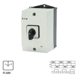 Eaton Umschalter T3 T3-3-8212/I2, 32A, 3 Baueinheiten, Kunststoff, Schwarz... EATON-207183 4015082071837 (Abb. 1)